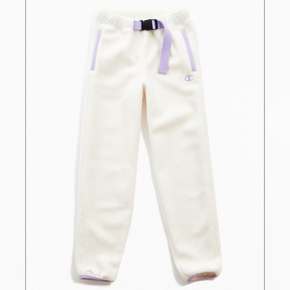 NWT Champion UO Exclusive Polar Fleece Belted Sweatpants Size‎ x small women
